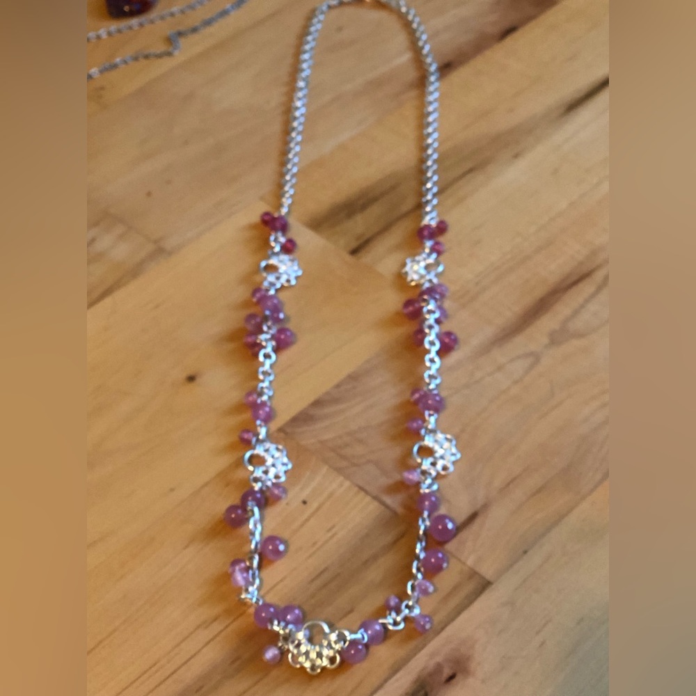 Pink & Silver Necklace